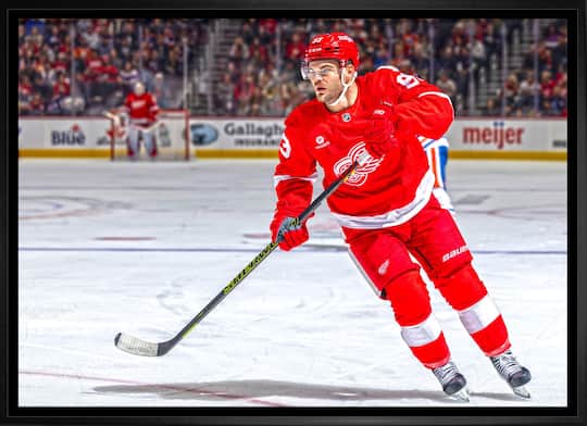 Alex DeBrincat 20" x 29" Framed Canvas Detroit Red Wings 31.5" x 22.5"